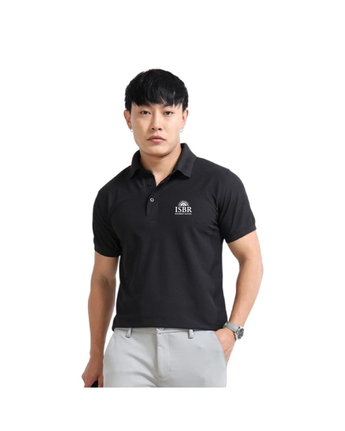 Greys&Blues AeroPiq Polo Tshirt- Black